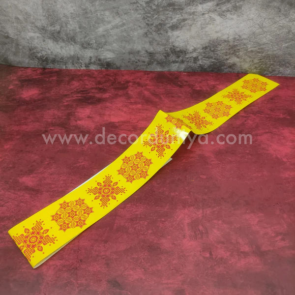 Kolam Border Sticker - KSM4
