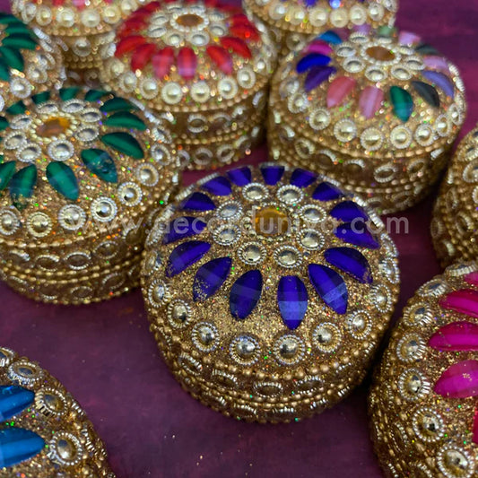 Meenakari Kum Kum Box - KSP15