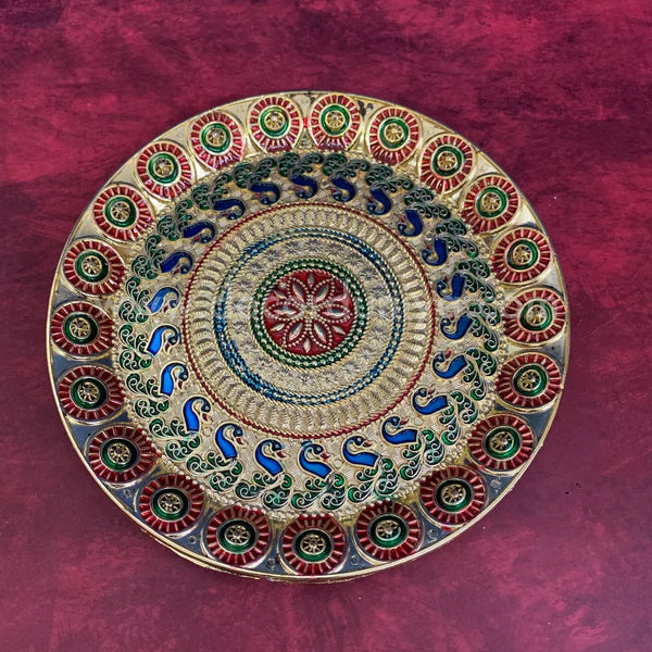Meenakari Plate - KSP8