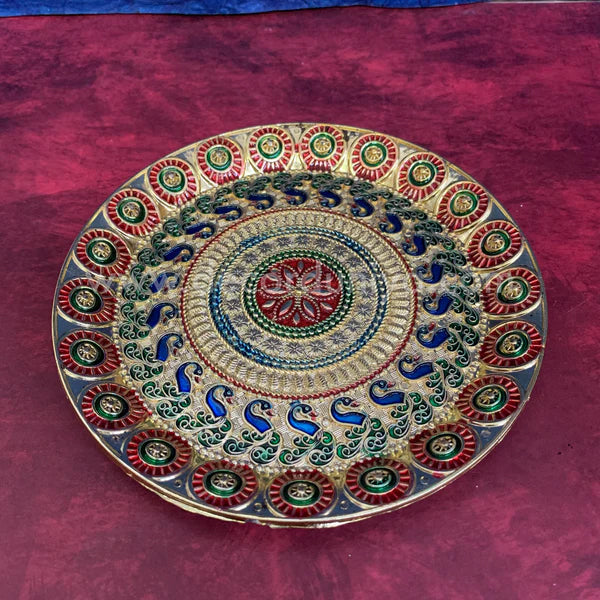 Meenakari Plate - KSP8