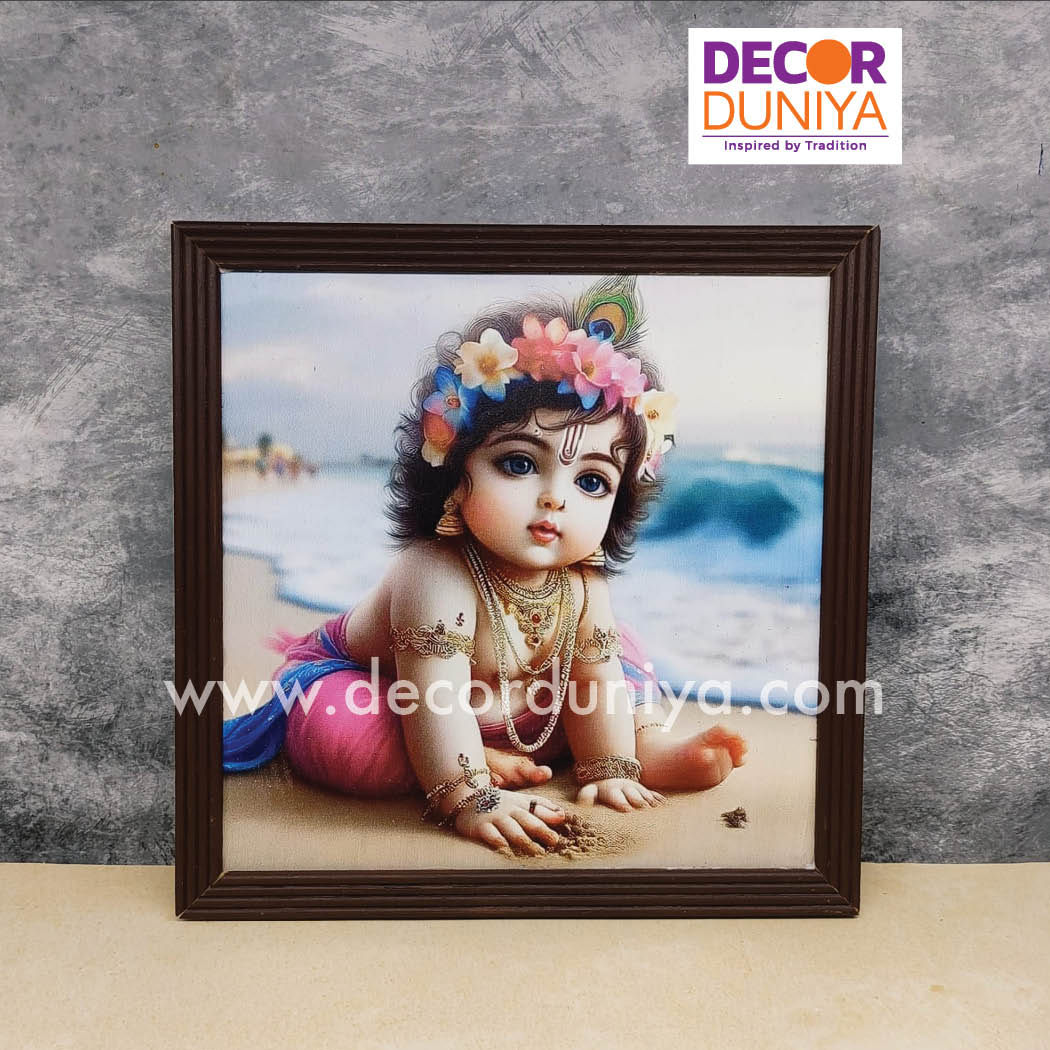 Wooden Krishna Wall Hangings - KWH1