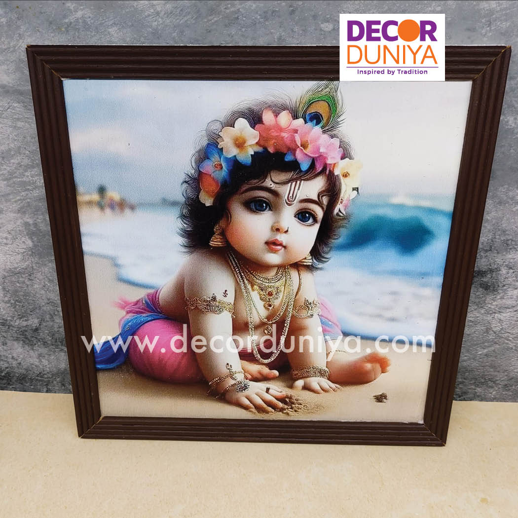 Wooden Krishna Wall Hangings - KWH1