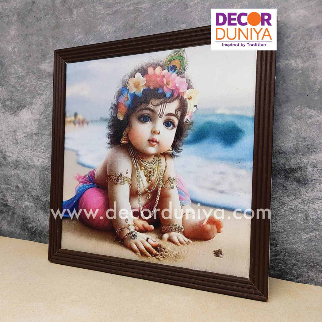 Wooden Krishna Wall Hangings - KWH1