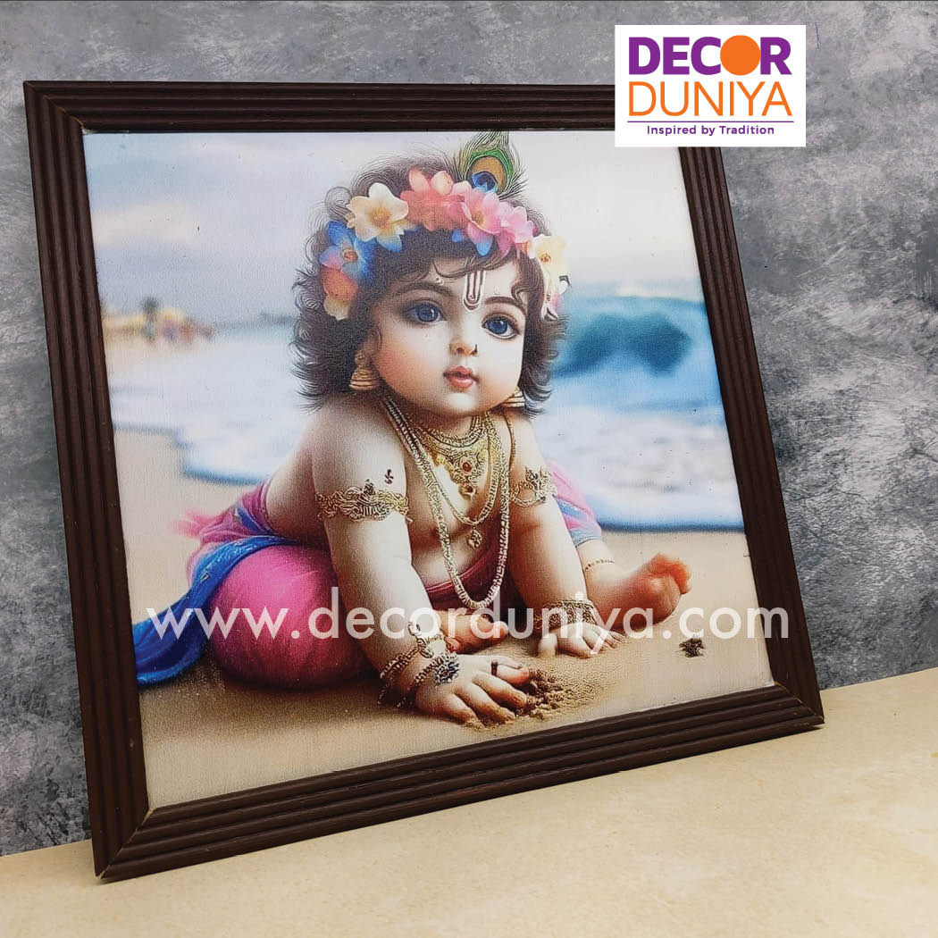 Wooden Krishna Wall Hangings - KWH1