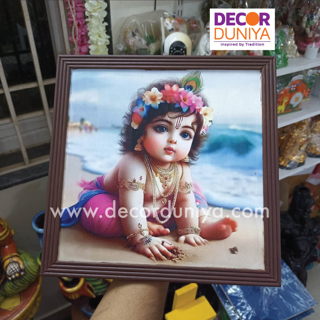 Wooden Krishna Wall Hangings - KWH1