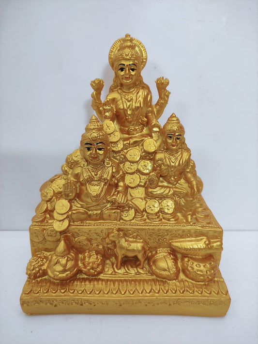 Kubera Lakshmi Statue - Gold - LG01