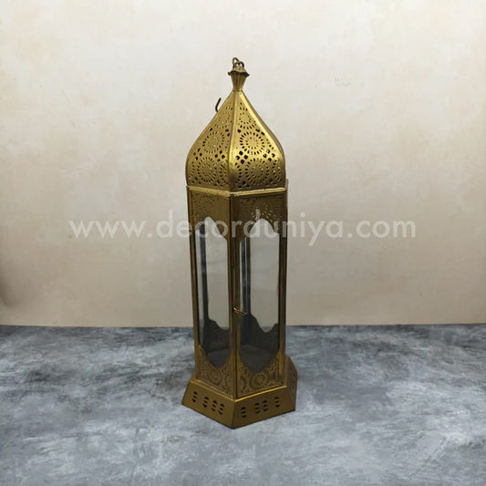 Metal Lantern Antique Finish - LT01