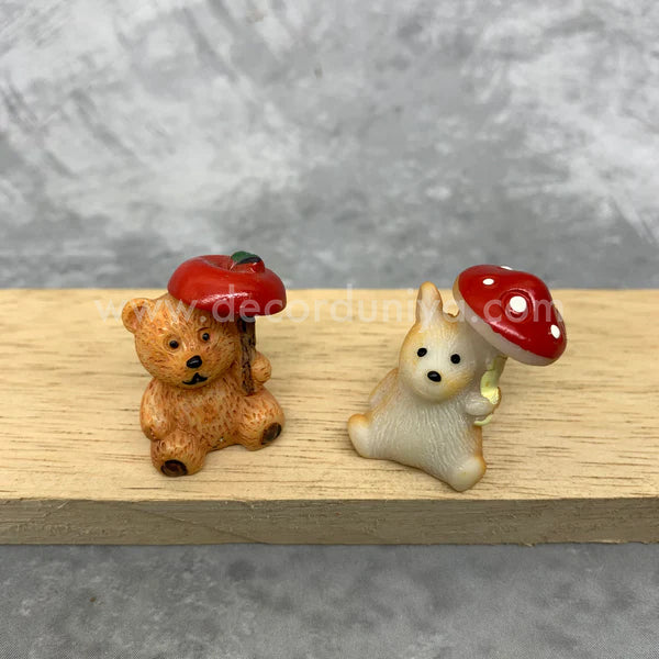 Bear with mushroom- M116-C