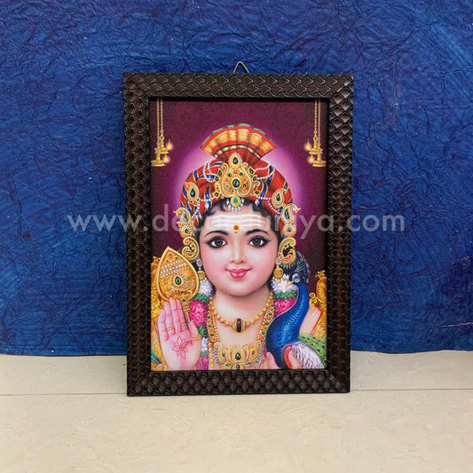 Rajaalangara Murugar Painting with Print Frame - MF2