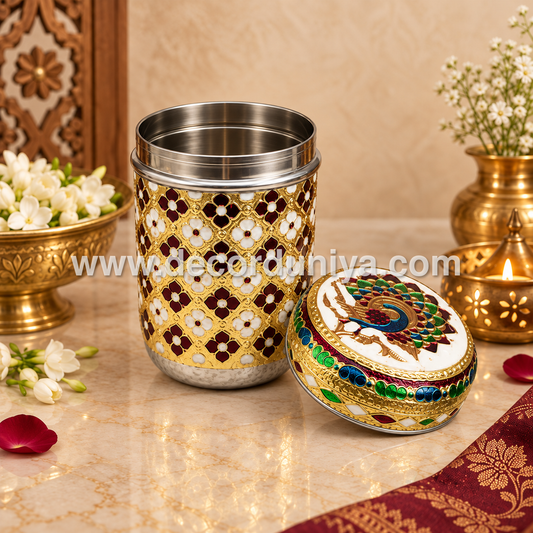 Meenakari Container - MKB2