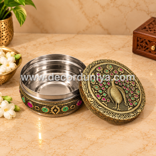 Meenakari Poori Box - MN133