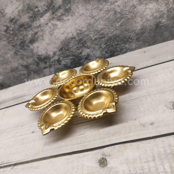 Metal Urili Lamp Gold Finish 6 Lamps - MUL001-C