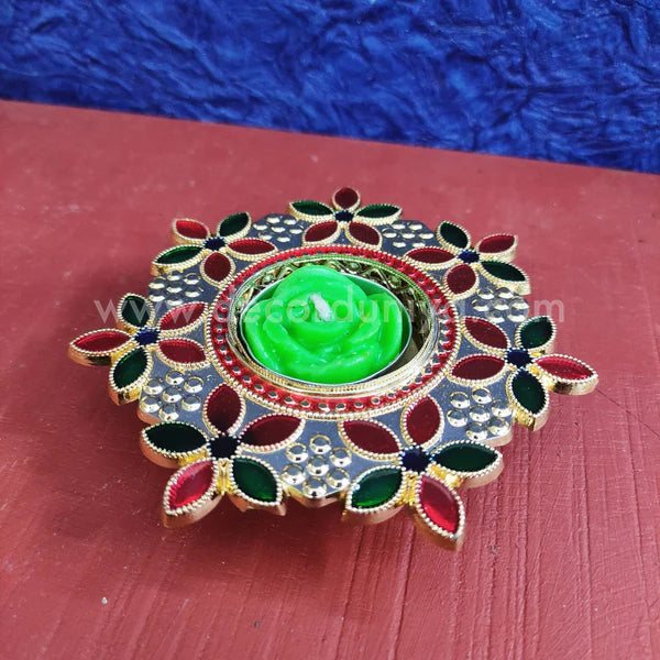 Floral T Lights Holders - P2