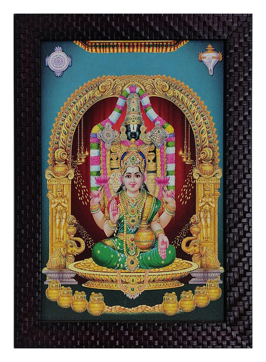 Perumal and Lakshmi Painting with Print Frame - PF0002