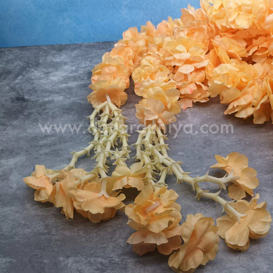 Light Orange Flower Thoranam - PFT02 - pack of 2-C