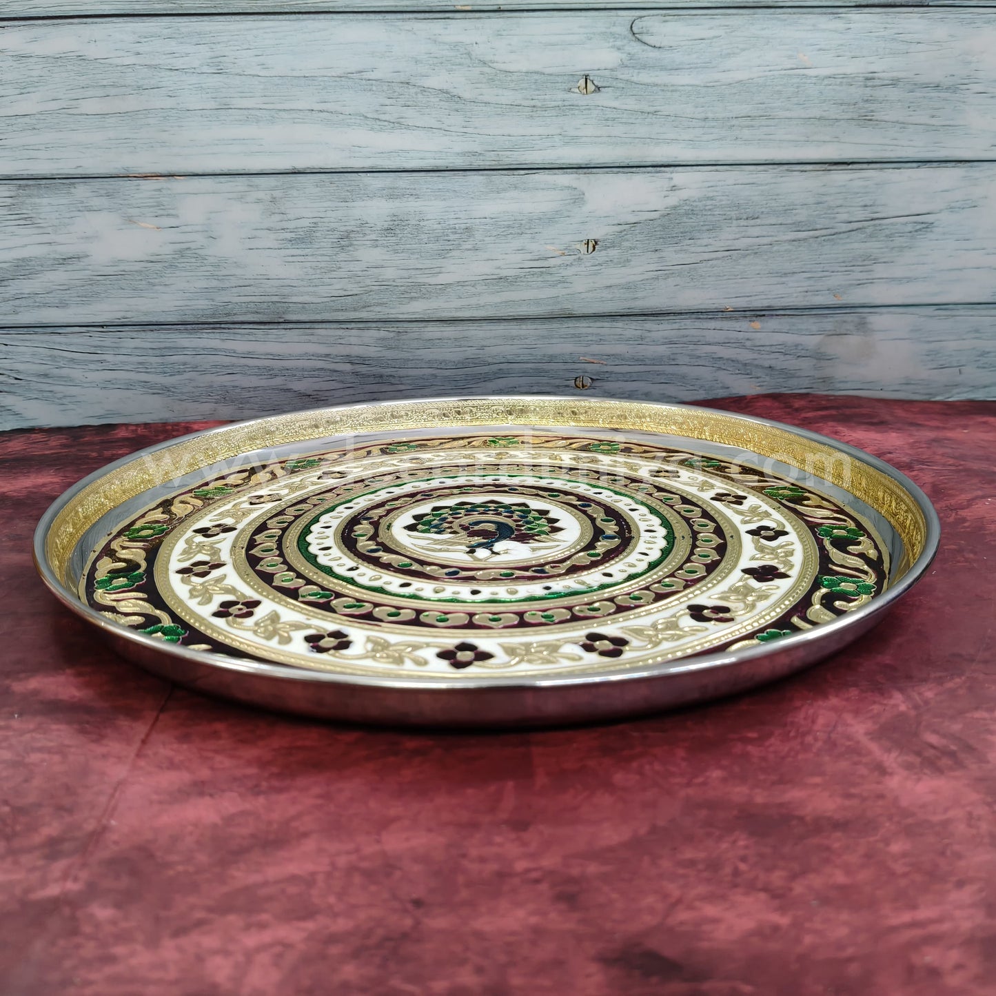 Meenakari Plate 12” - MP5