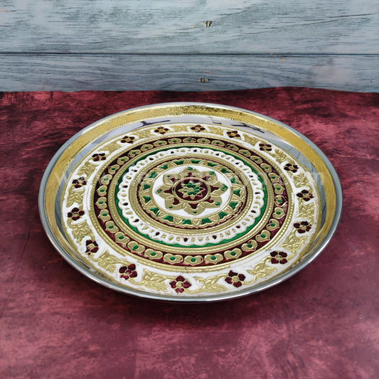 Meenakari Plate 10” - MP4