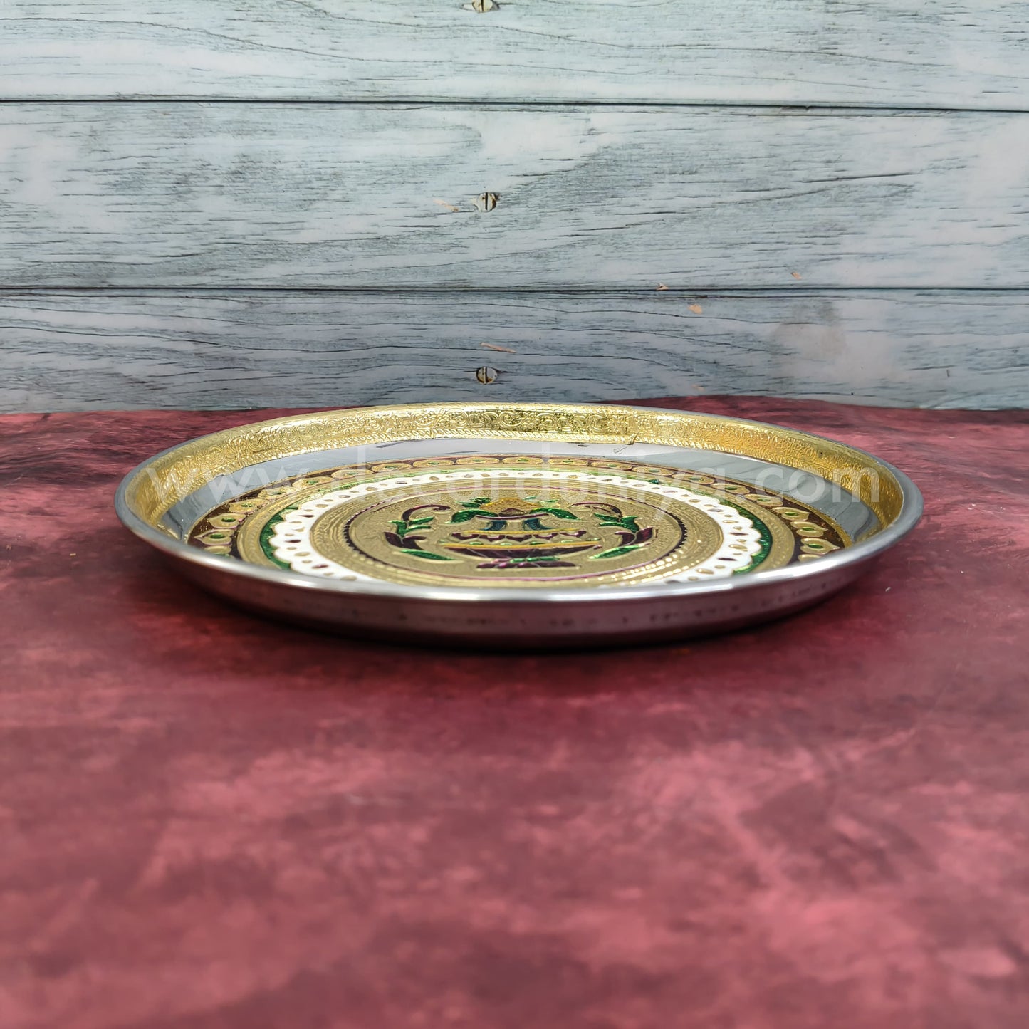 Meenakari Plate 8”   - MP2