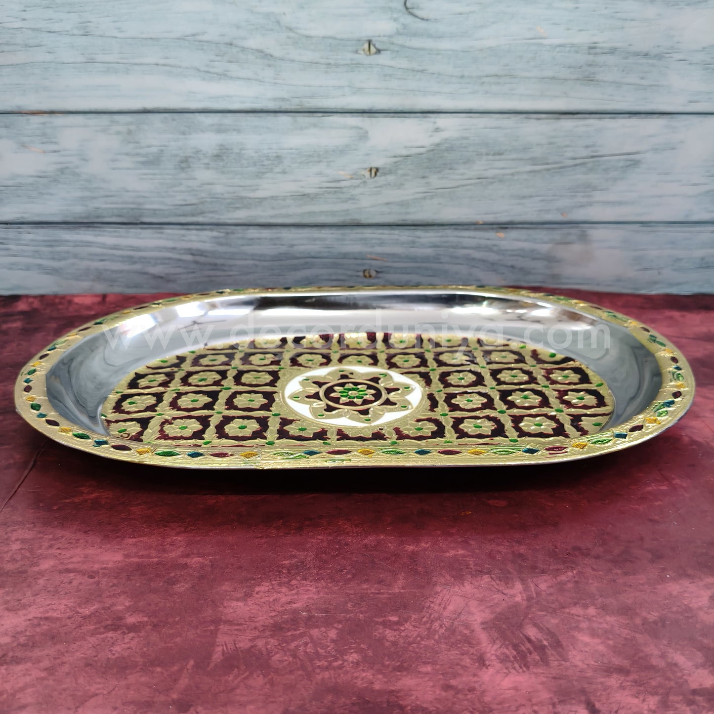 Meenakari Tray 12.5” - MT3