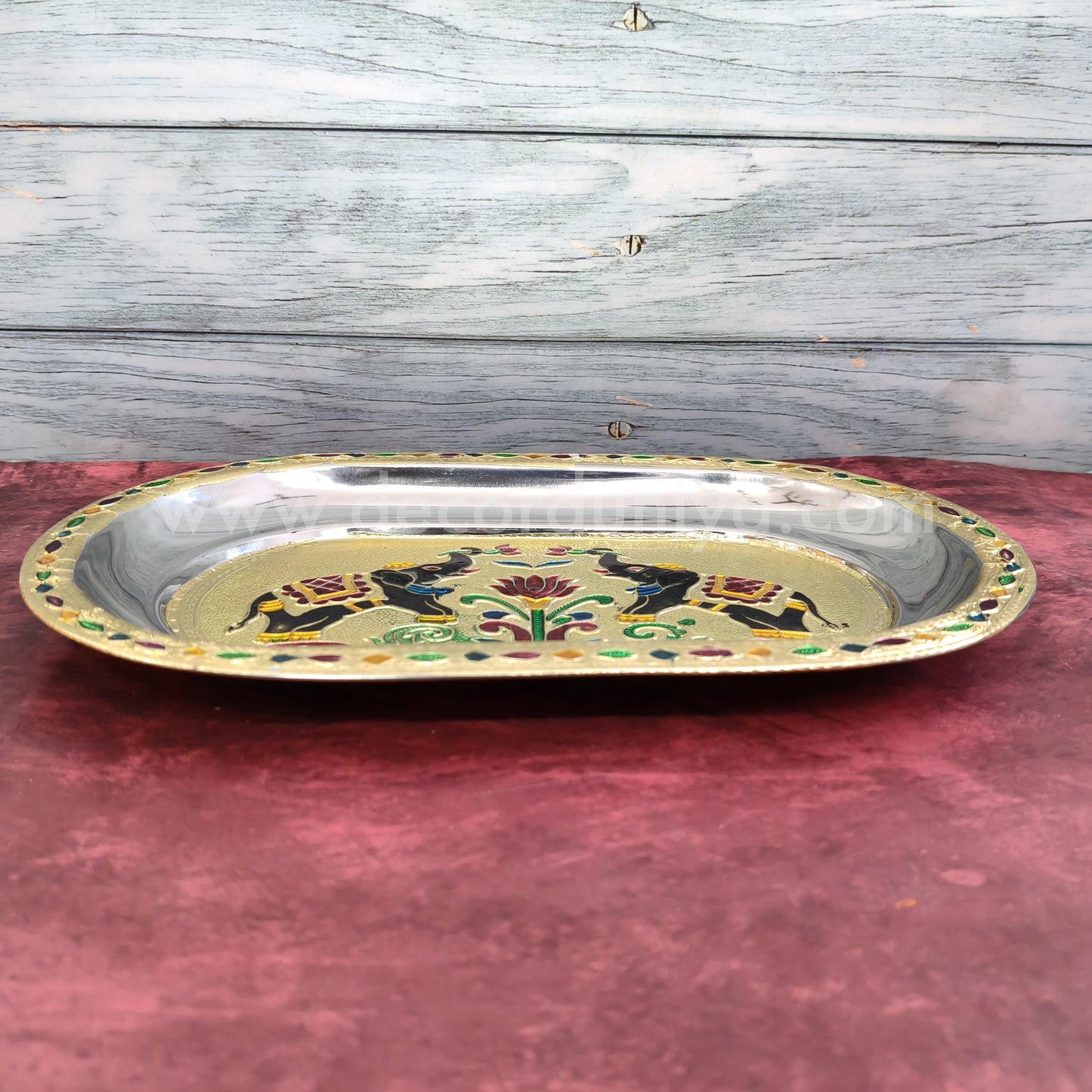 Meenakari Tray 10.5” - MT1