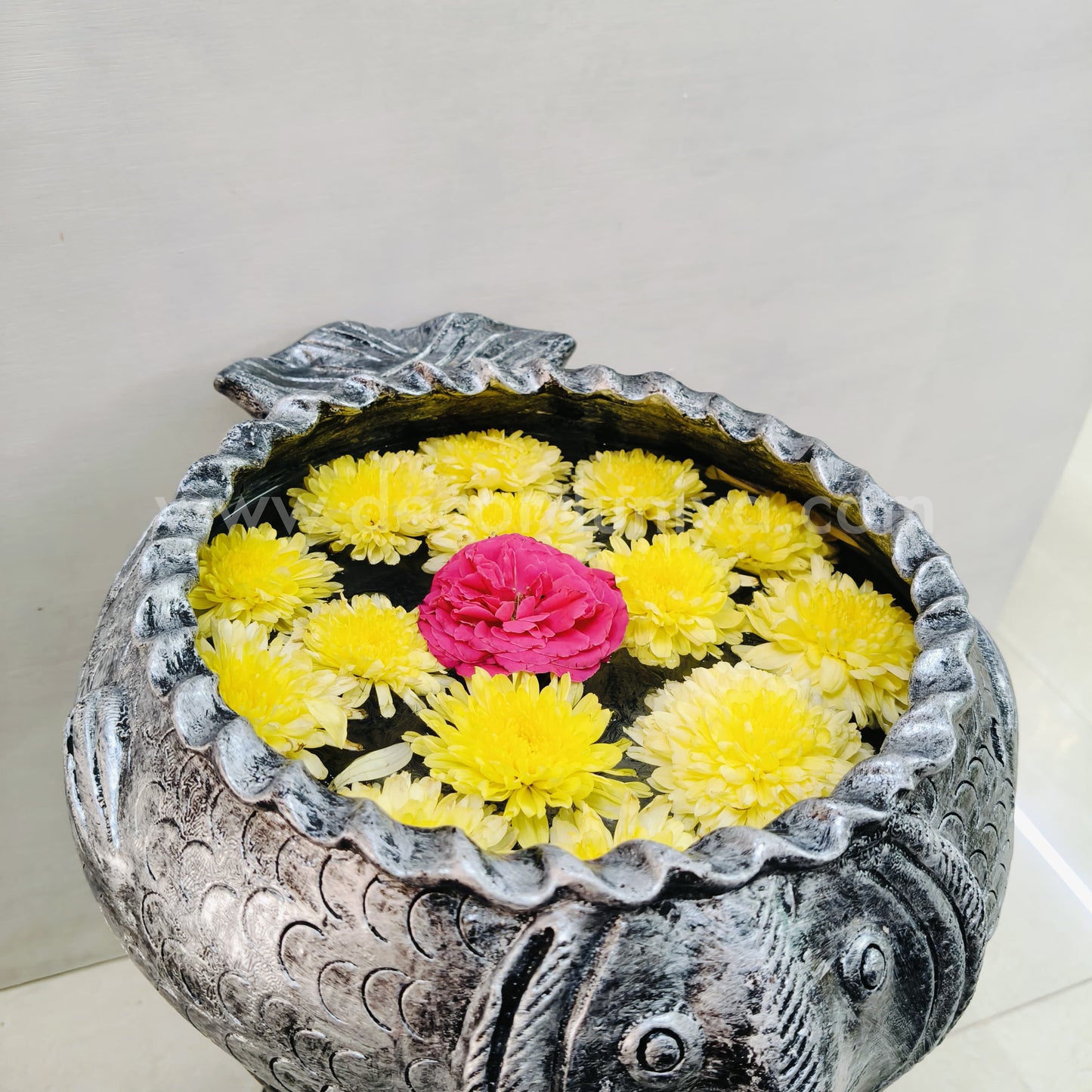 Handcrafted clay Urili and stand - CU3