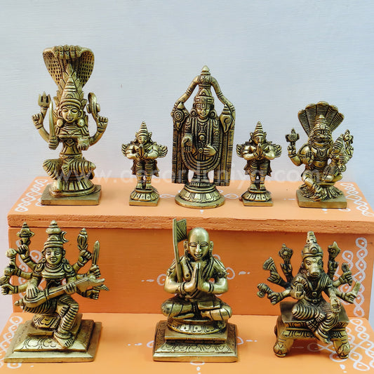 Miniature Golu Brass - Entire Set - MB109