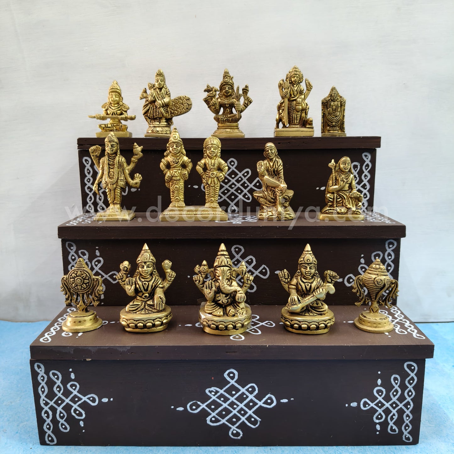 Miniature Golu Brass -Entire Set - MB110