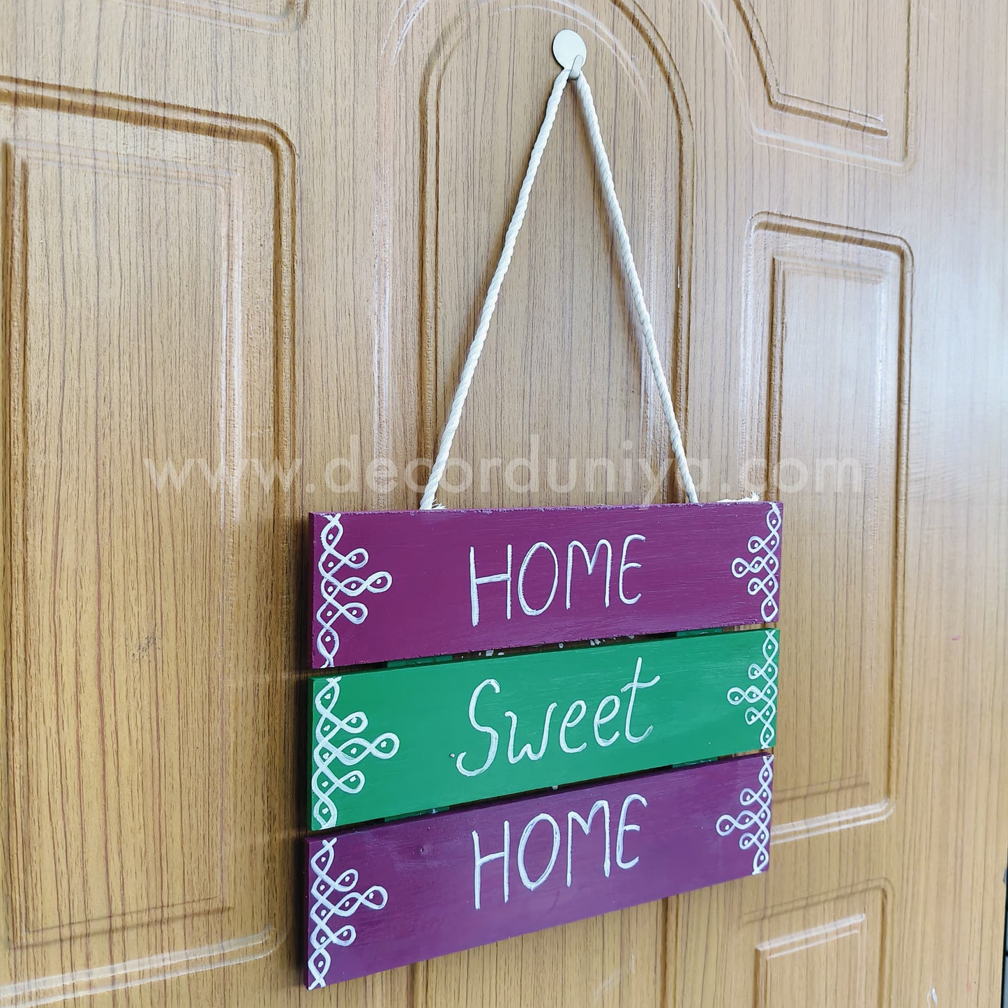 Wooden Quotes Wall Hangings | Home Sweet Home - HSH6