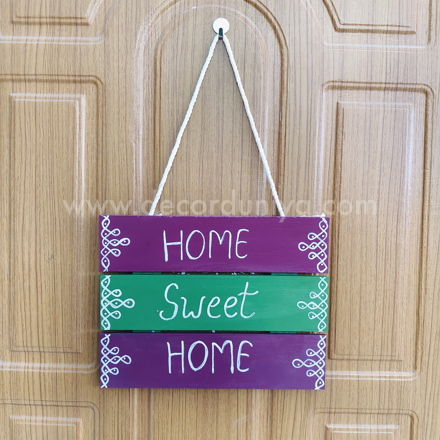 Wooden Quotes Wall Hangings | Home Sweet Home - HSH6