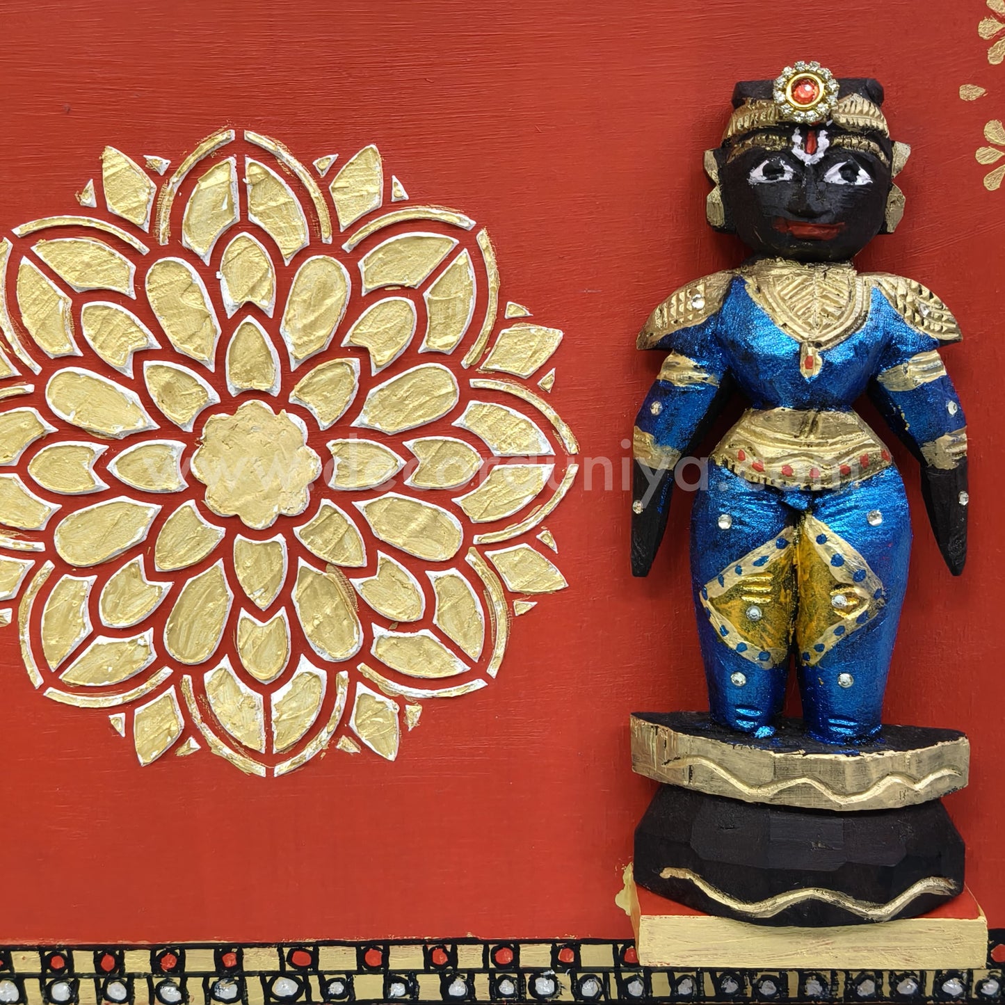 Wooden Wall Decor with Marapachi Dolls - MD09