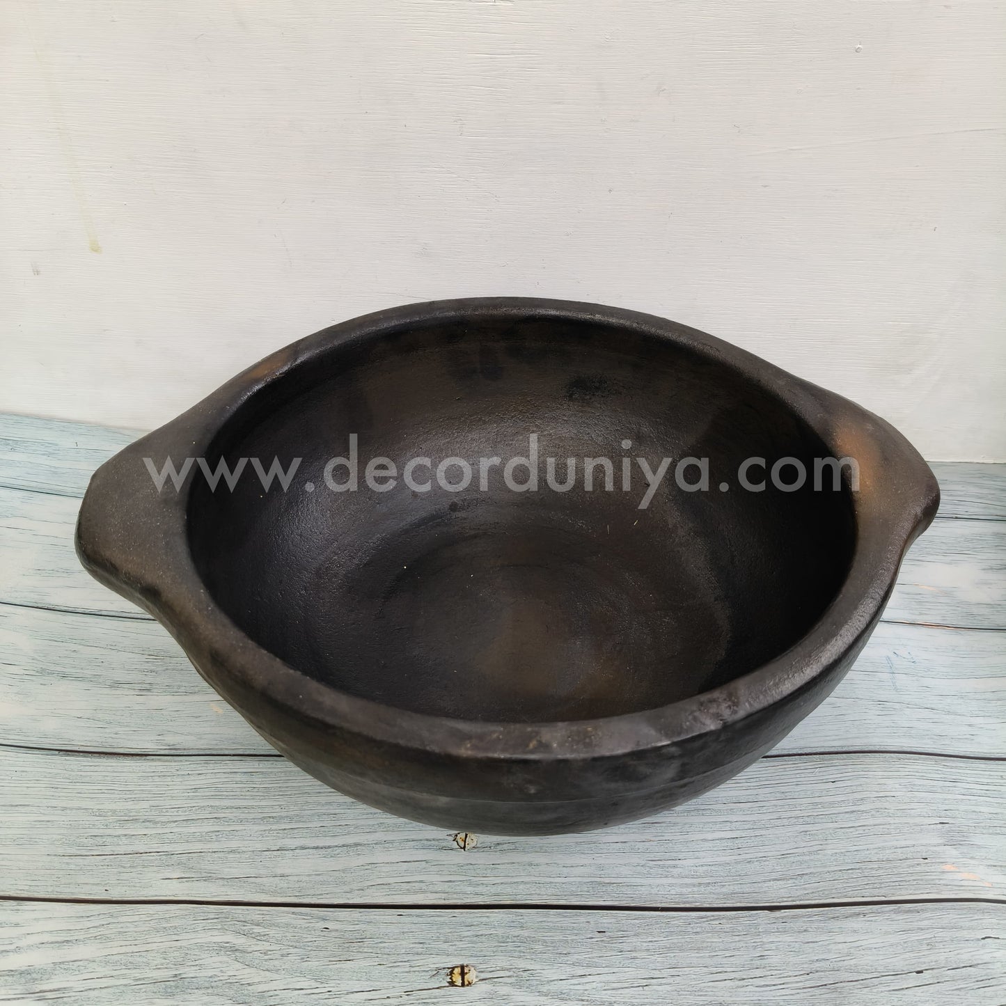 Black Clay Pot | Fine Finish Kadai model- B92