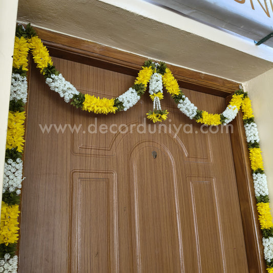 Fabric Flower Thoranam - PFT03 Set-c