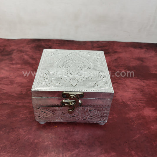Meenkari Wooden Jewel Box - MN129