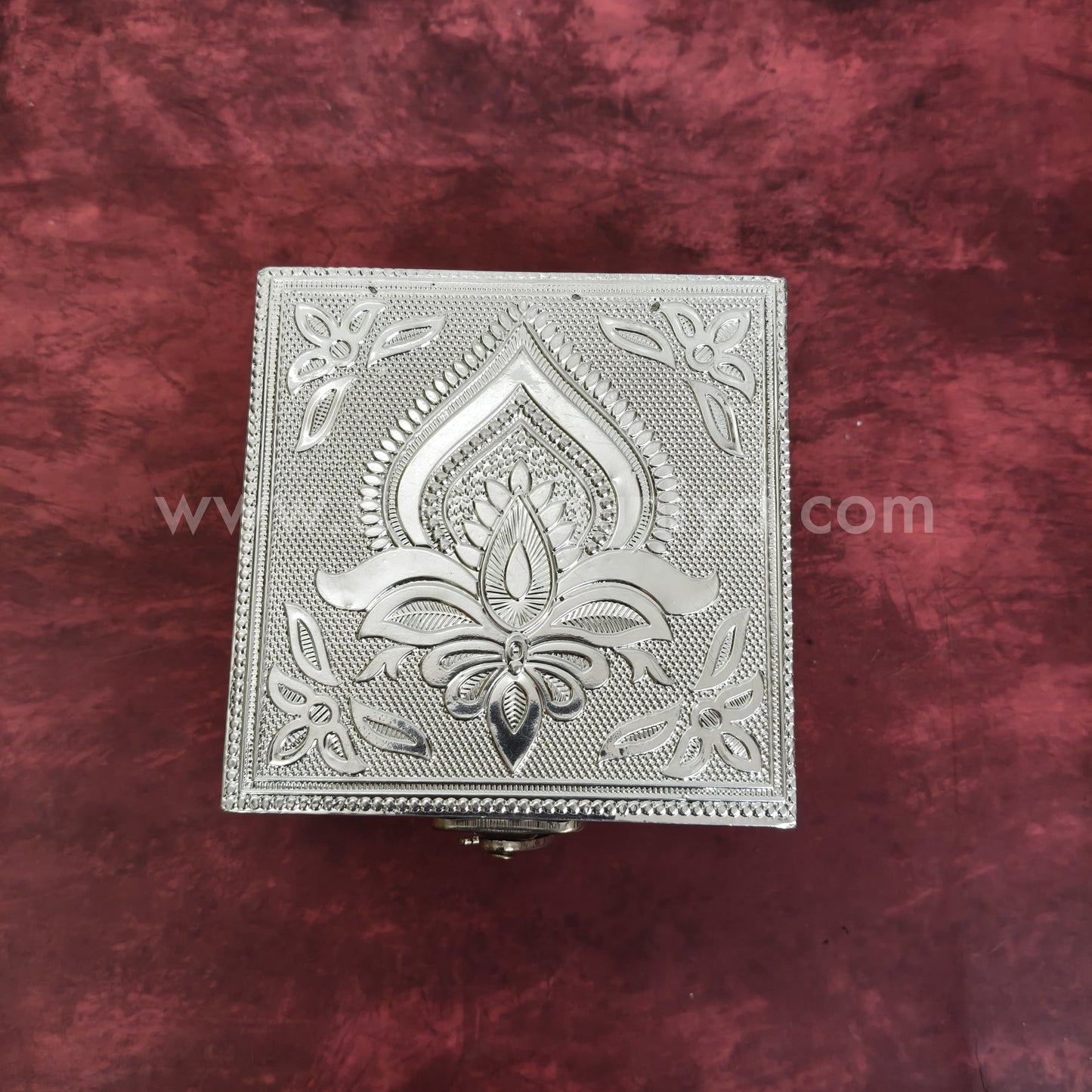 Meenkari Wooden Jewel Box - MN129