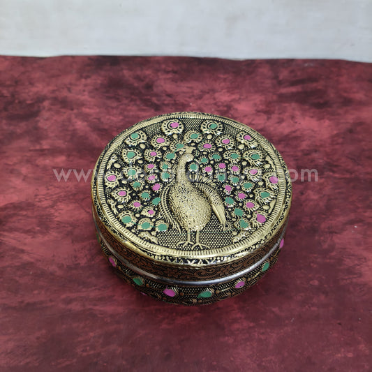 Meenakari Poori Box - MN133