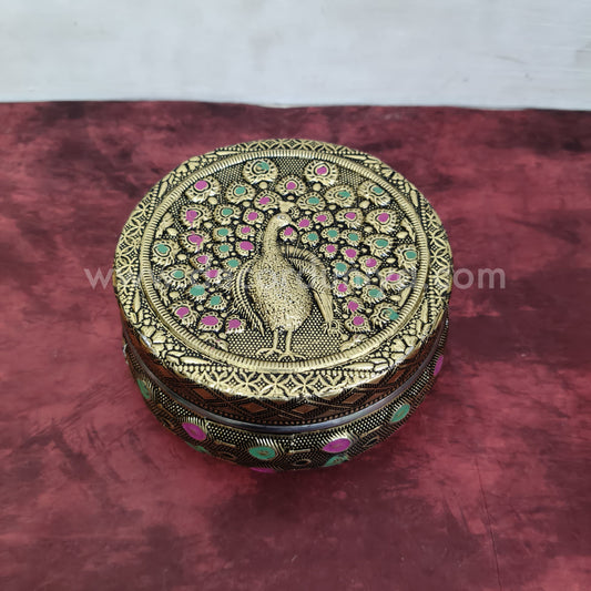 Meenakari Poori Box - MN134