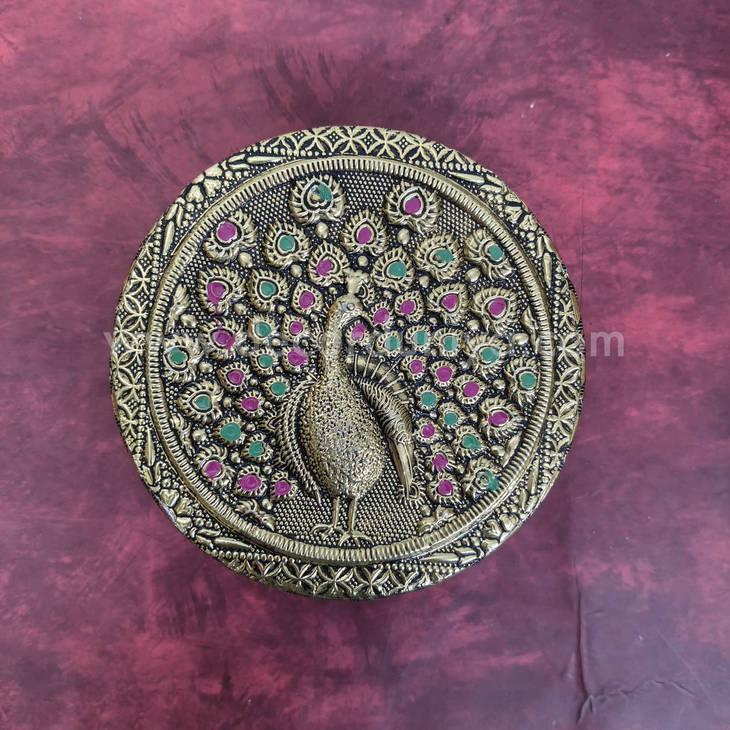 Meenakari Poori Box - MN134