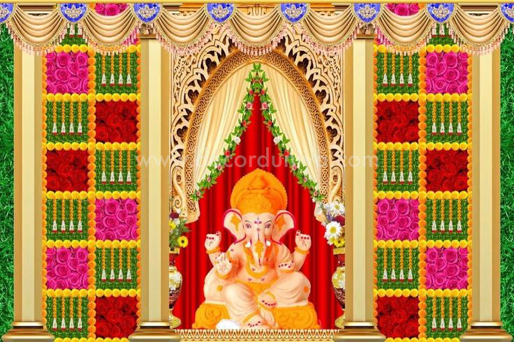 Pooja Backdrop - BD3
