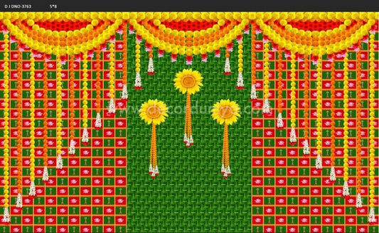 Pooja Backdrop - BD9