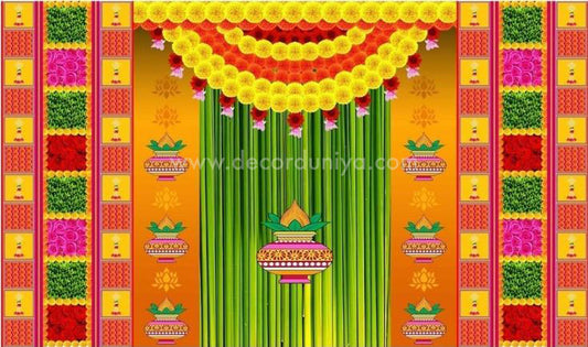 Pooja Backdrop - BD6