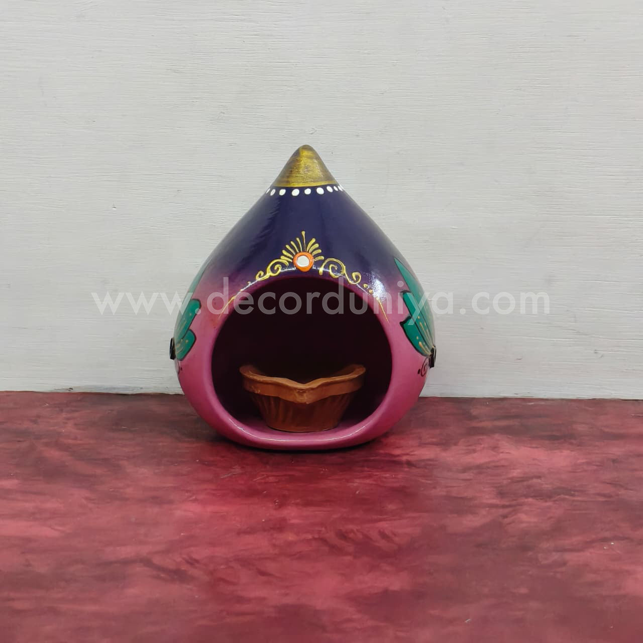 Hand Crafted Coconut Agal Vilakku - VSF1013