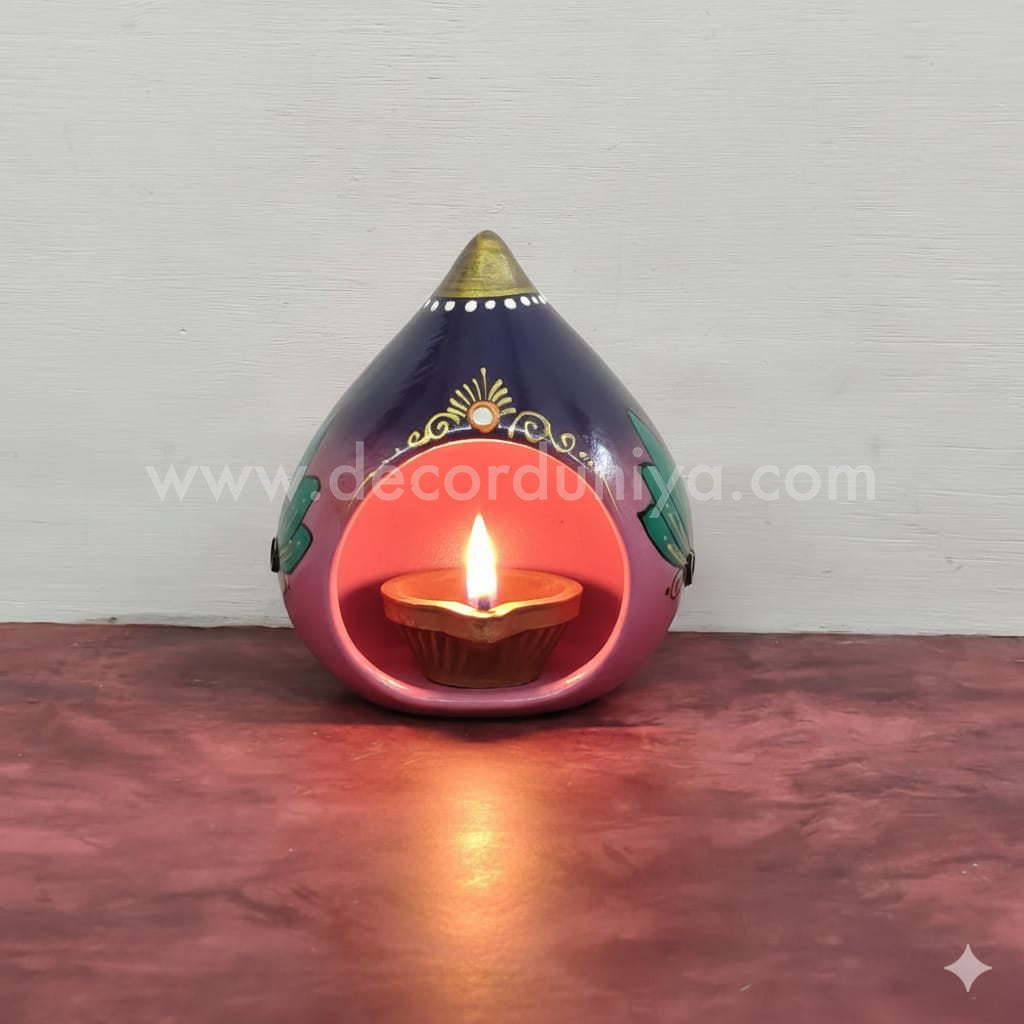 Hand Crafted Coconut Agal Vilakku - VSF1013