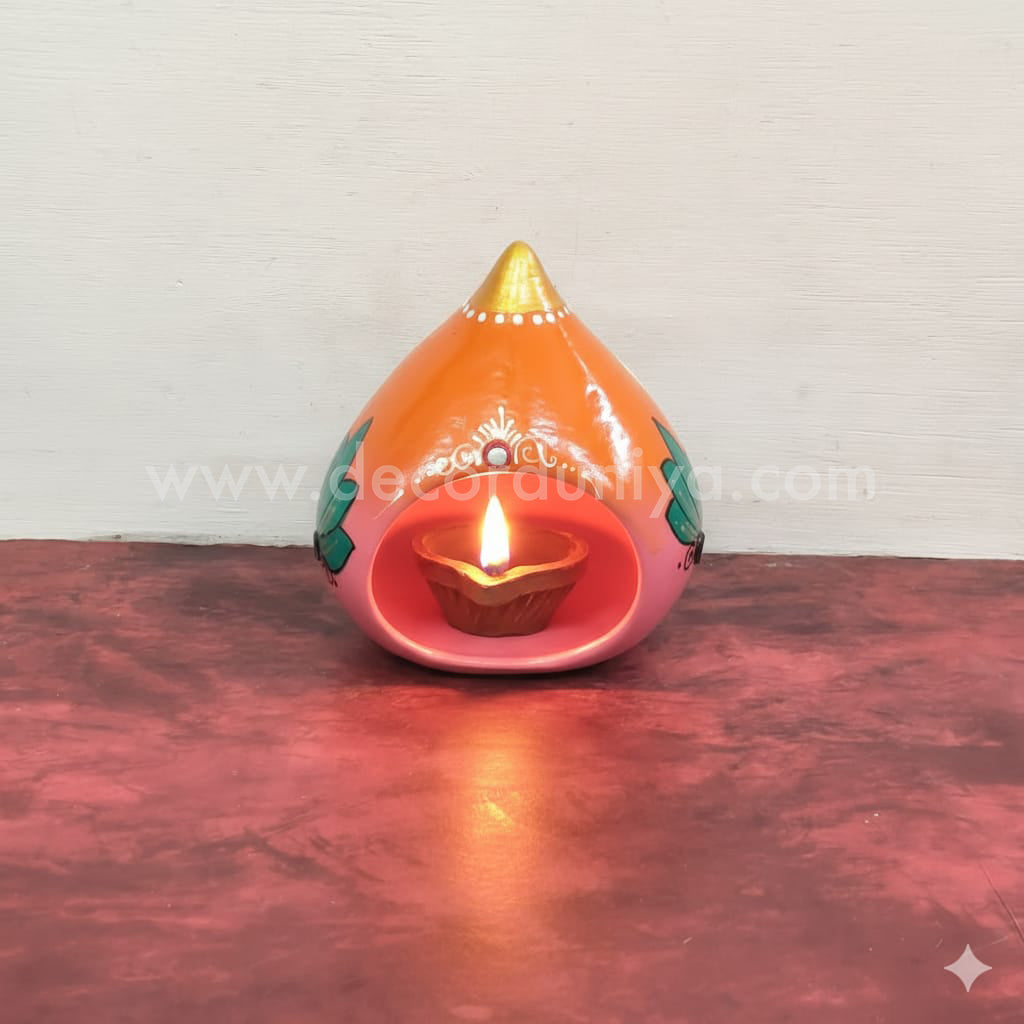 Hand Crafted Coconut Agal Vilakku - VSF1012