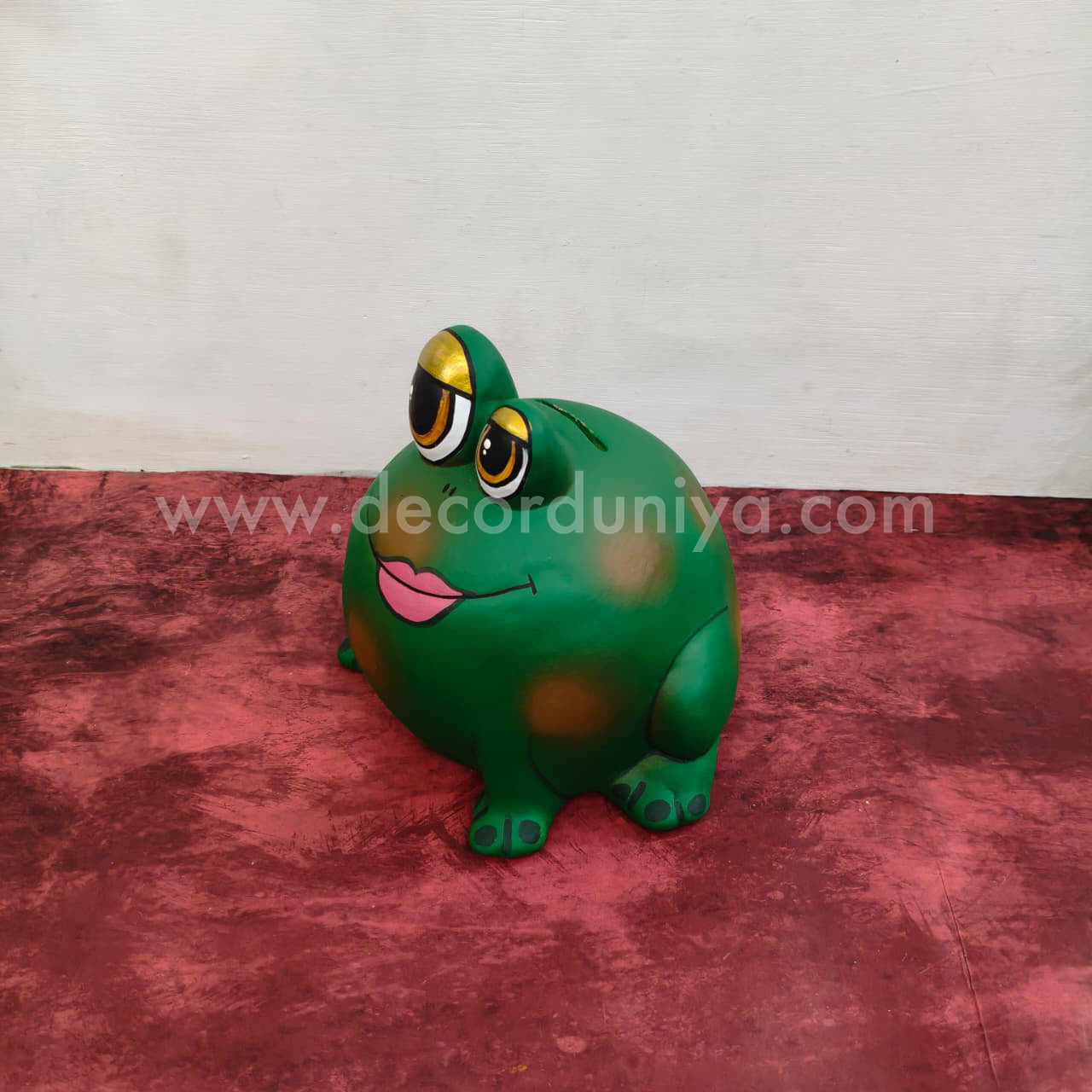 Hand Crafted Frog Money Bank - VFS1010
