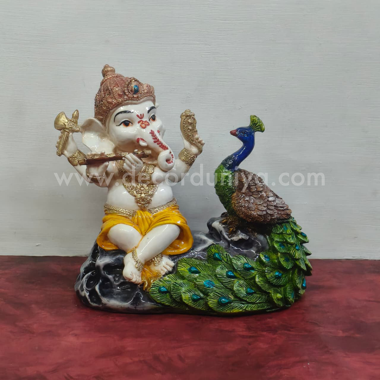 Ganesha with Peacock- CI15-PR