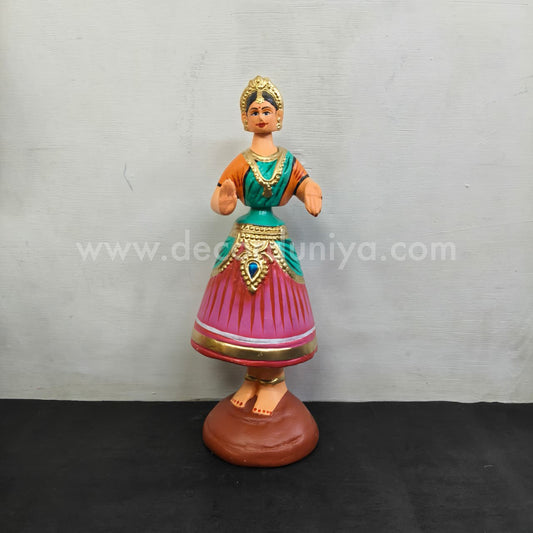 Thanjavur Dancing Doll | Height - 12 inches - TD123-PR