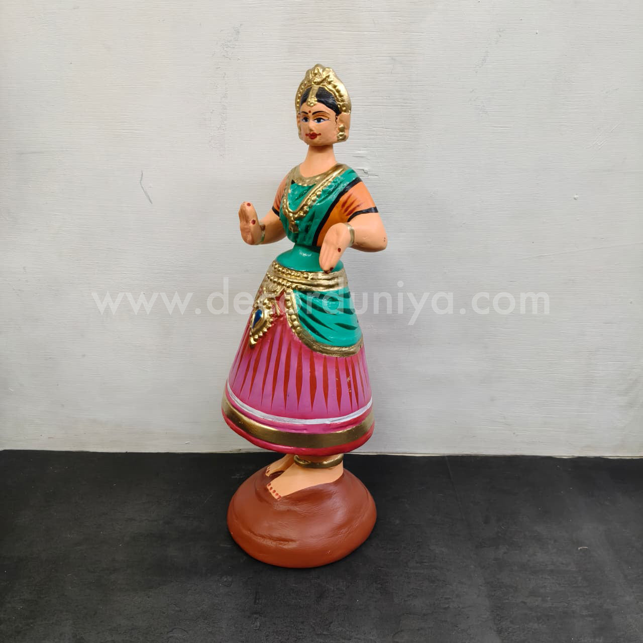 Thanjavur Dancing Doll | Height - 12 inches - TD123-PR