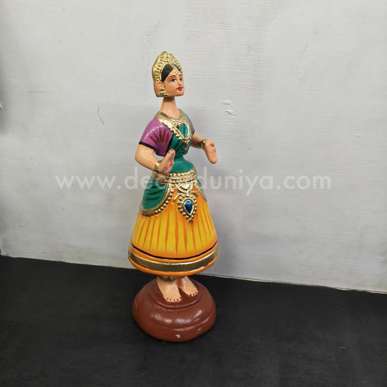 Thanjavur Dancing Doll | Height - 12 inches - TD122-PR