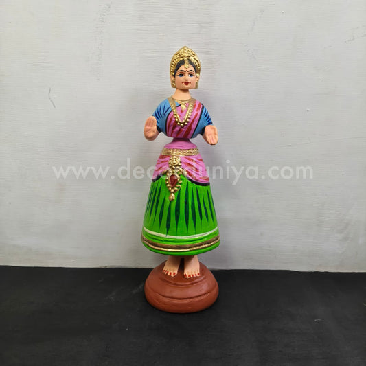 Thanjavur Dancing Doll | Height - 12 inches - TD124-PR