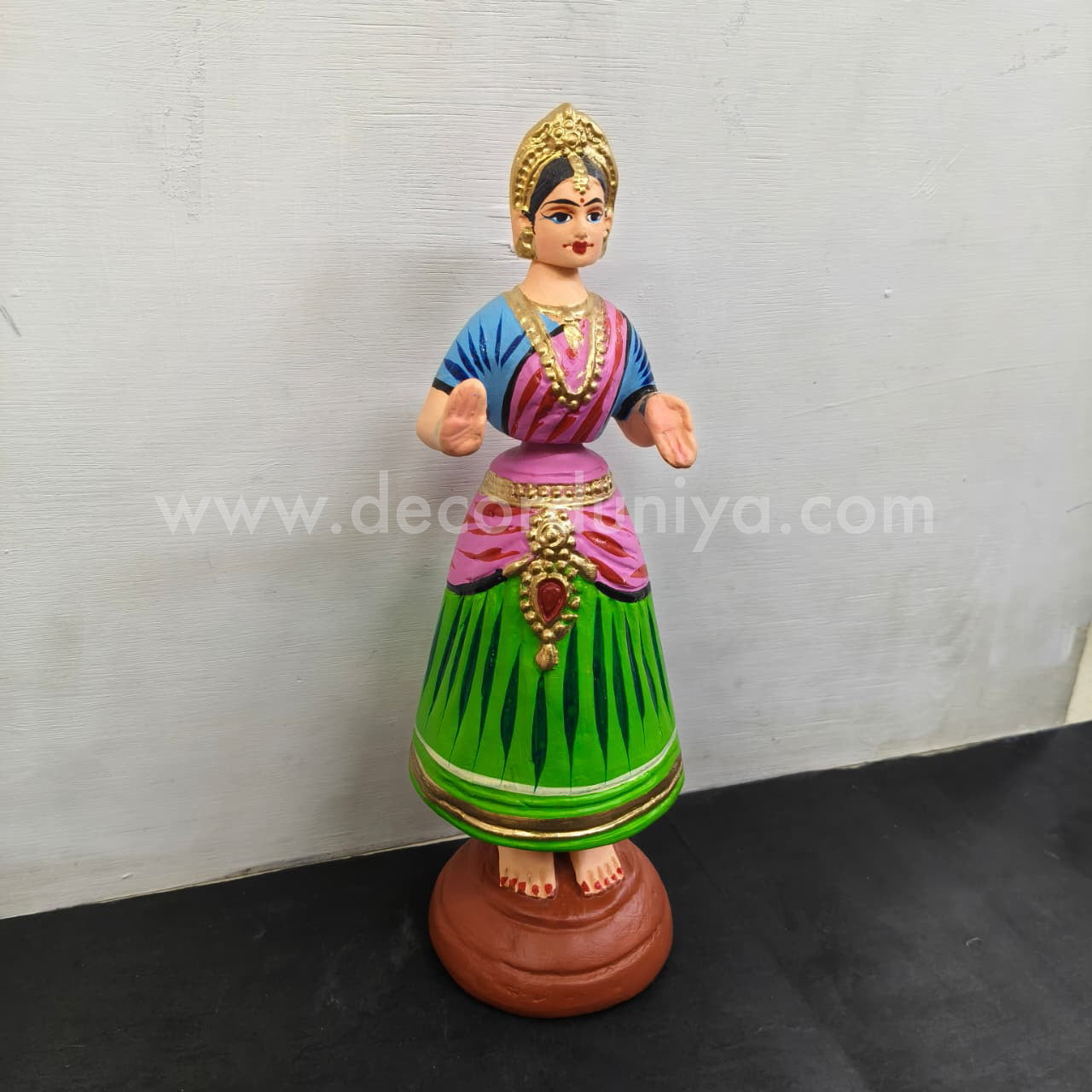 Thanjavur Dancing Doll | Height - 12 inches - TD124-PR